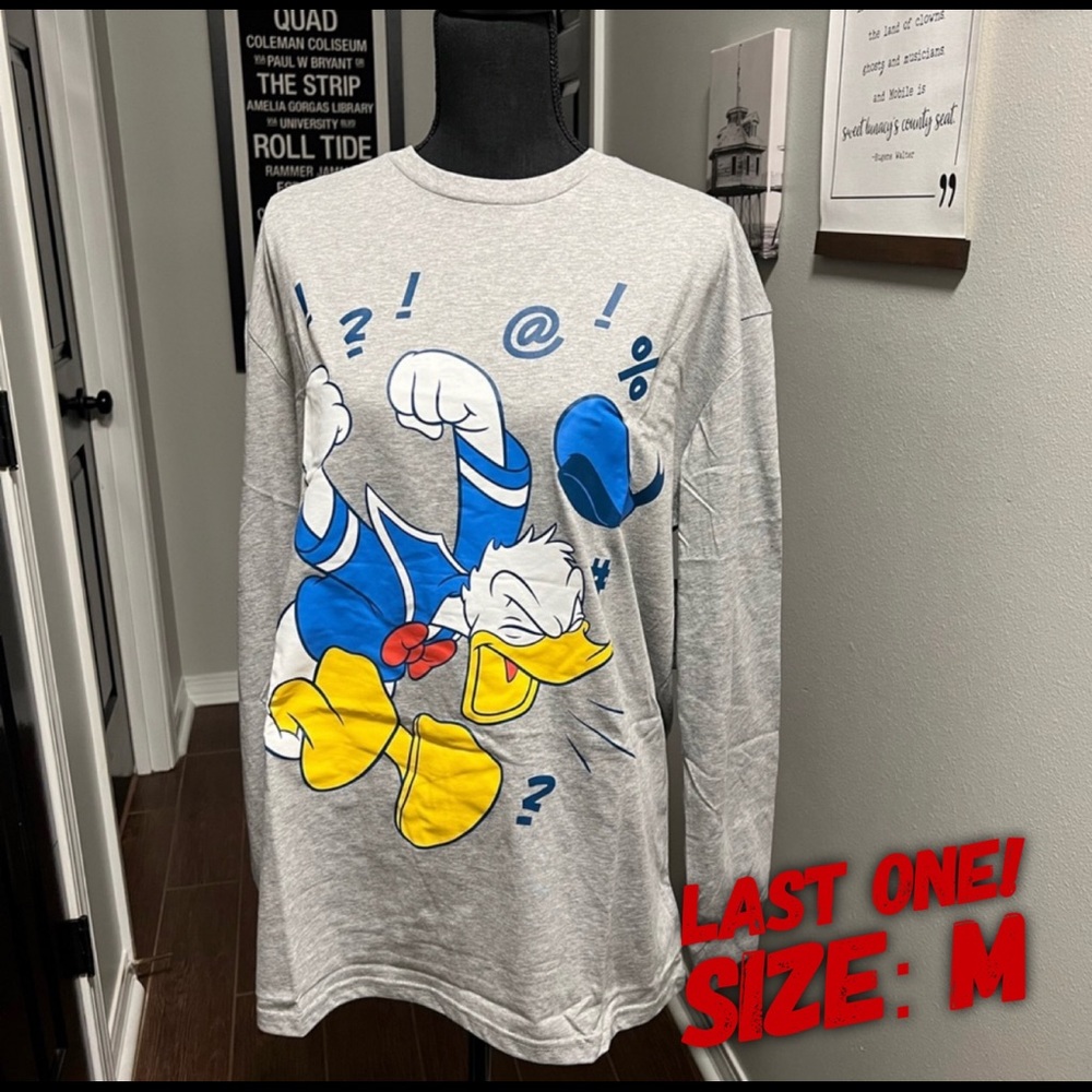 Donald Duck Long Sleeve T-Shirt for Adults